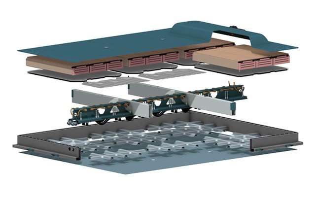 voestalpine bietet Stähle und Kompetenz für Batteriekästen im Stahlrahmen-Design.